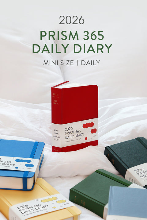2026 PRISM 365 Daily Planner [6colors]