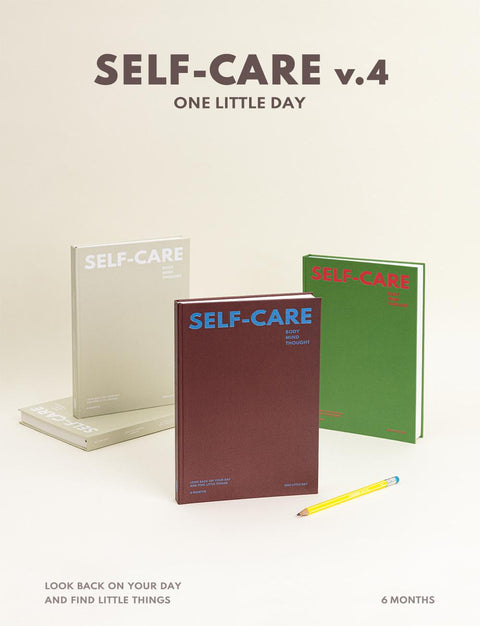 Little Things Self Care Daily Diary ver.4 _ 6months [3types]