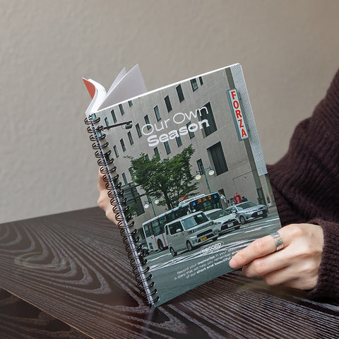Twin Ring Notebook [2types] | Grid, Blank Notebook