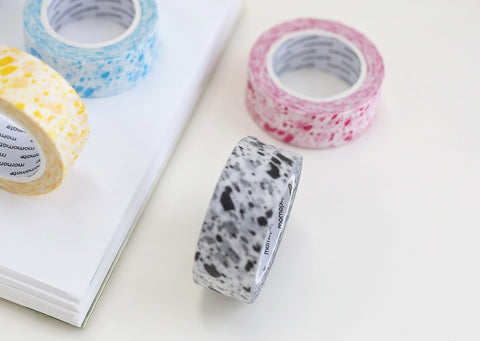 Momomate Terrazzo Black Masking Tape