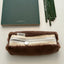 Clam Round Pencil Case [Fur Teddy Bear] | Pen Pouch