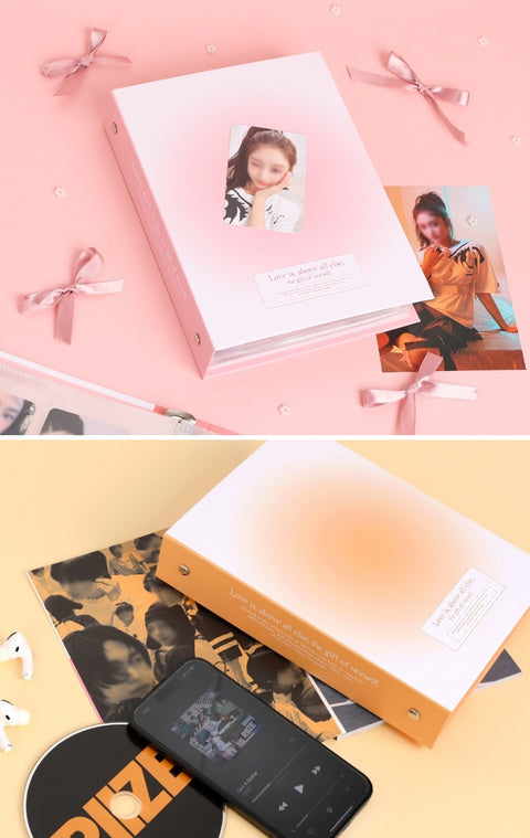 Blush Photo Card Album | Collect Book Photo Card Binder [8colors]