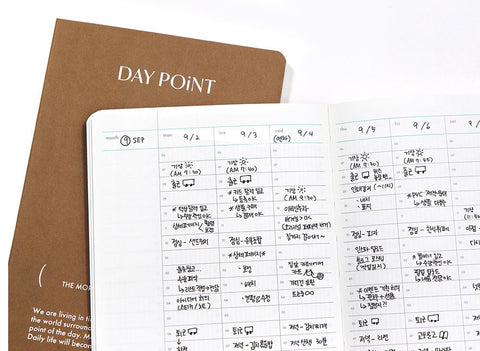 Day Point Weekly Planner [4colors] | Weekly Diary for 1 year