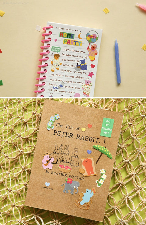 Jelly Bear Deco Sticker Pack [21-24]