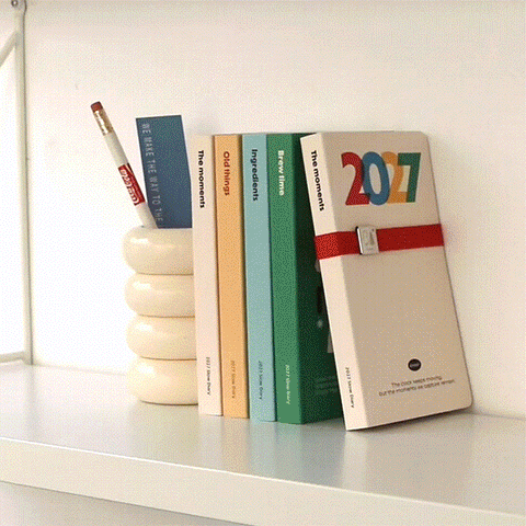 2027 Slow Weekly Diary [4types] | Compact Handy Weekly Diary