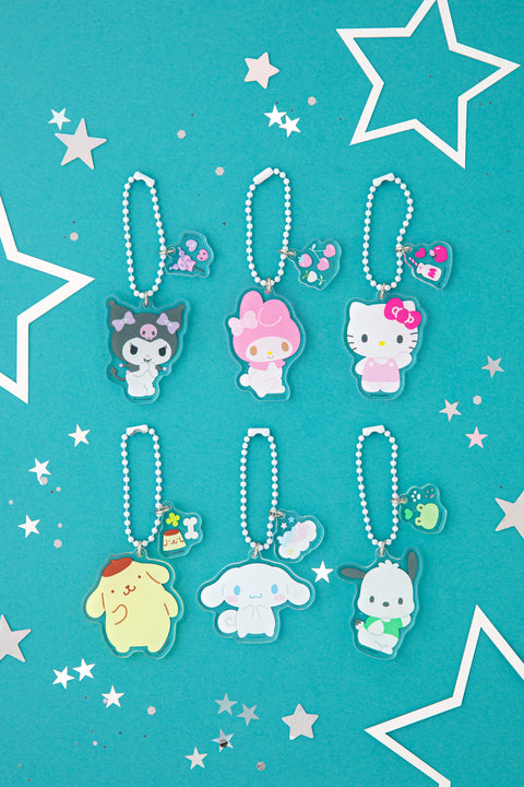 Sanrio Cute Transparent Key Rings [6types]