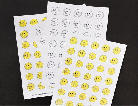 Daily Checking Habit Emotion Sticker [2types]