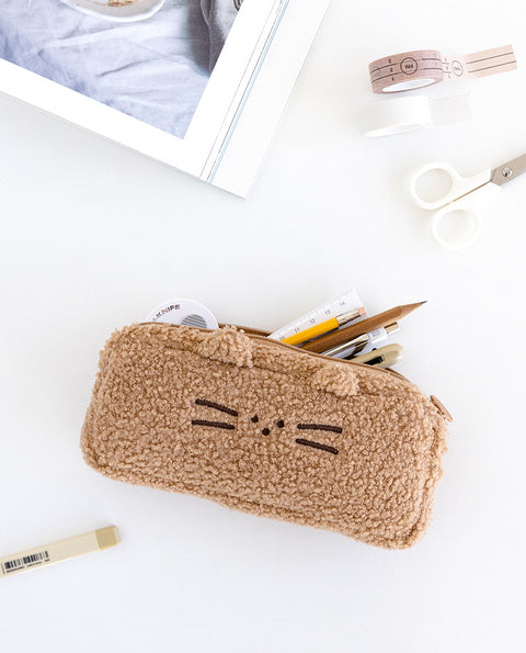 Herethere Dumble Pencil Pouch [2types] | Cat Pen Case