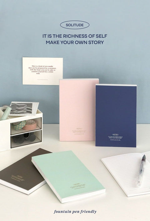 ICONIC Solitude B6 Line Notebook [4colors]