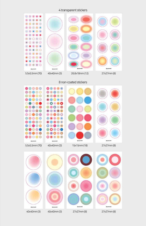 OAB Blur Sticker Pack _ Circle