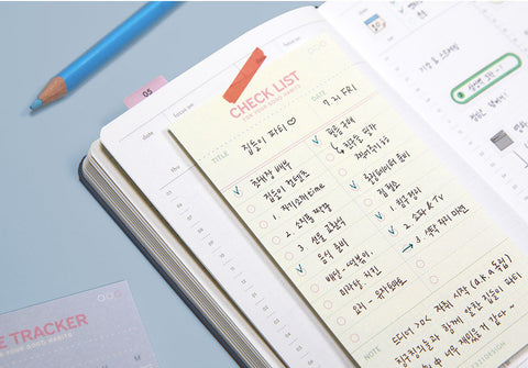 Block Paper Memo Pad v.2 [24types] | Daily Notepad | For Your Good Habits