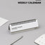 2026 Life&Pieces Desk Weekly Calendar