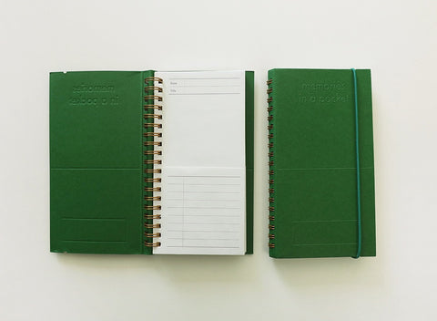 Memories in a Pocket Notebook ver.2 [2colors] | Archiving Notebook | Storage