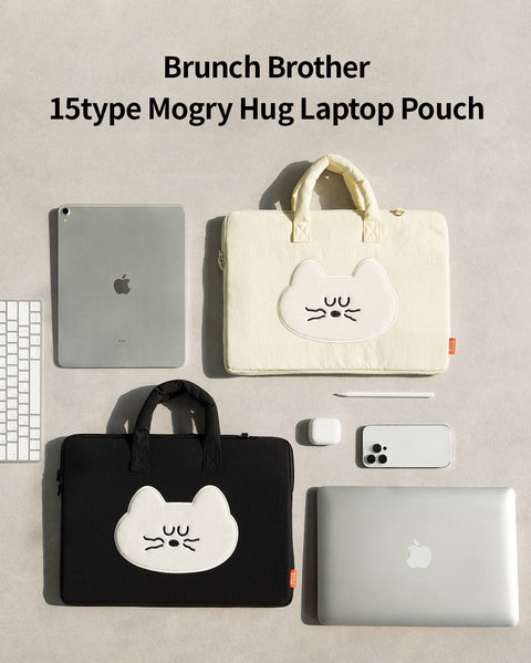 Brunch Brother 15inch Mogry Hug Laptop Pouch [2colors]