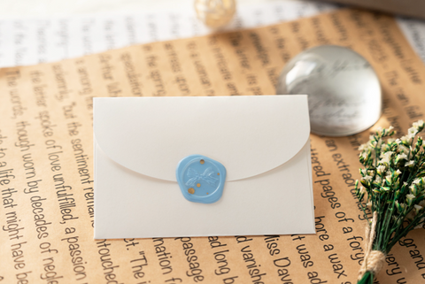 Sealing Wax Sticker [Milky Blue]