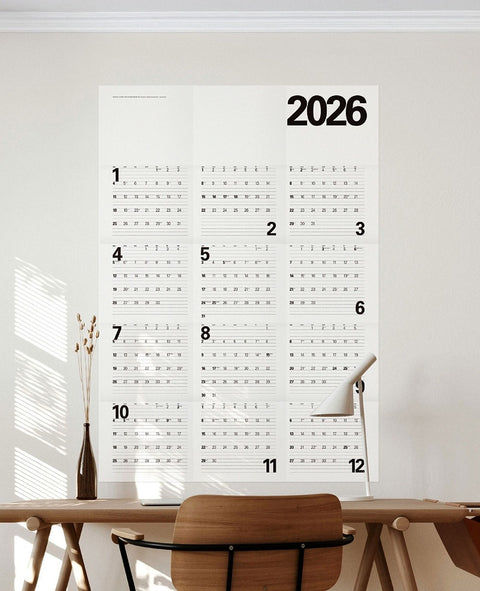 2026 Wall Poster Calendar [2types]