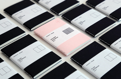 Petit Grid Notebook [Pink] | Mini Squared Notebook