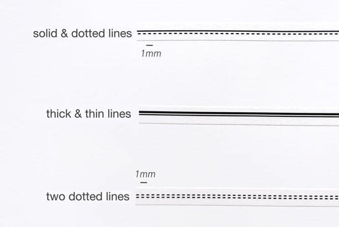 Two Lines Masking Tape [3types]