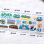 Miiya-o Gargen Seal Sticker | Kitty Cat Deco Sticker