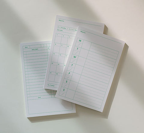 Good Habit Maker Memo Pad [3types] | Routine