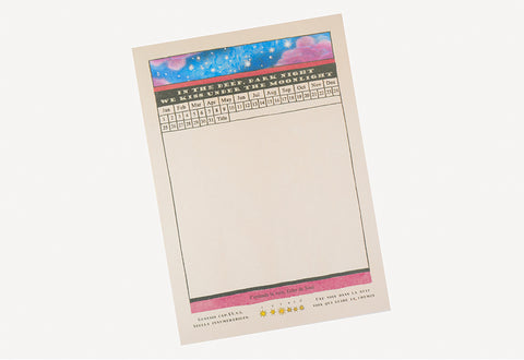 Moonrise Moment Memo Pad [2types]