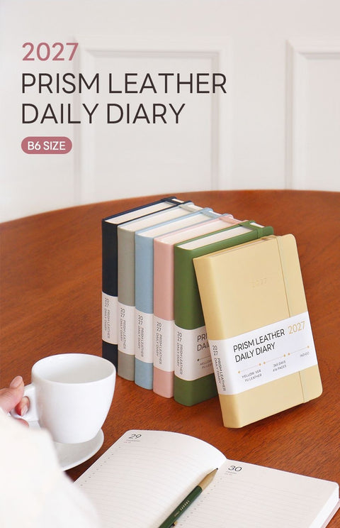 2027 PRISM Daily Diary B6 [6colors] | Daily Planner 2027
