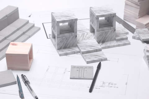 Sticky Block Memo Notes L [Marble]