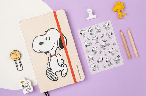 Peanuts Snoopy Hardcover Line Notebook [2colors]