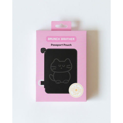 Brunch Brother Black Mogry Passport Pouch