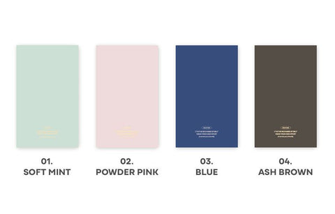ICONIC Solitude B6 Line Notebook [4colors]