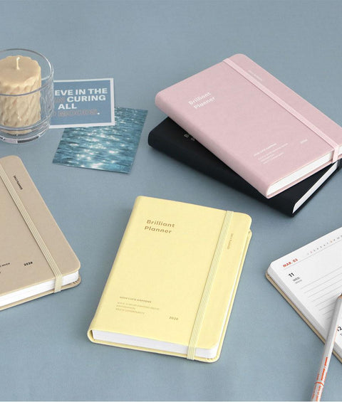 2026 Brilliant Daily Planner [7colors] | Daily Diary