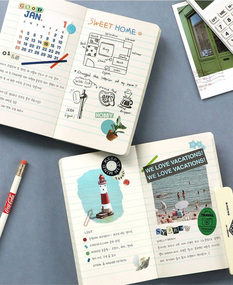 Slow Handy Line Notebook [6types]