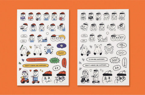 O LD! Alphabet Sticker Pack