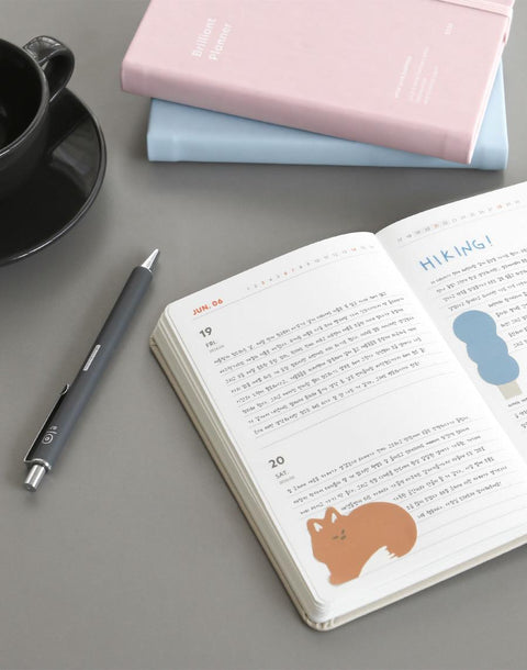 2026 Brilliant Daily Planner [7colors] | Daily Diary