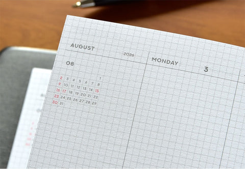 2026 Gentle Weekly Planner Diary A5 [8types] | Time Planner