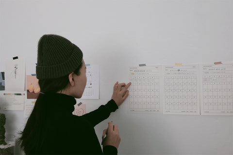 Daily Checking Habit 35days | 100sheets