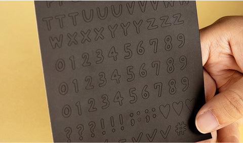 O LD! Alphabet Sticker Pack