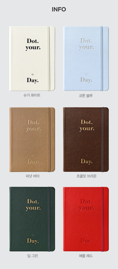 2026 Dot Your Day Diary [6colors] | Weekly Planner