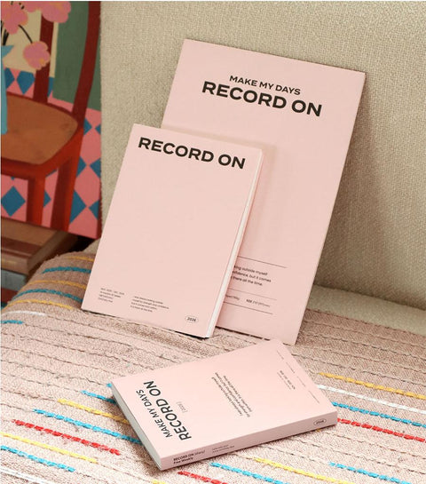 2026 Record On Weekly Planner B6 [4colors]