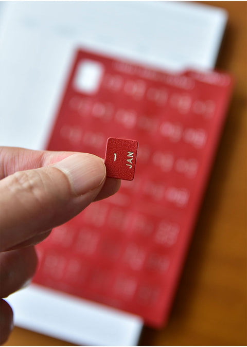 Inner Index Tab Sticker_Silver [8colors] | Leather Texture