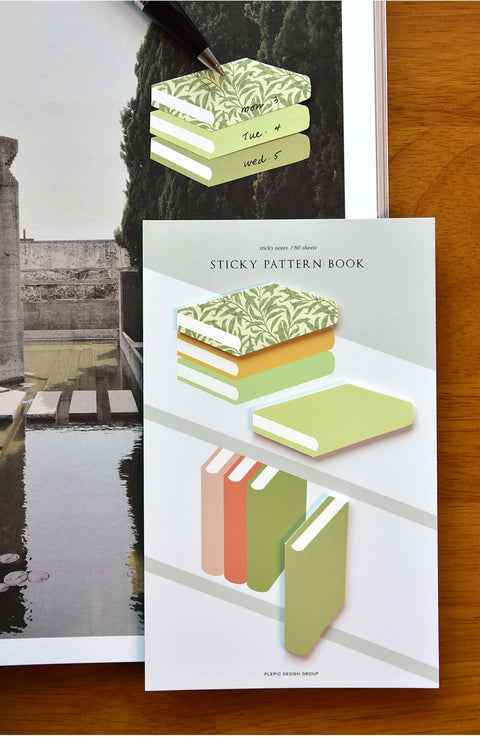 Sticky Pattern Book Notes [12types] | Book Sticky Note