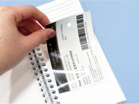 Catch Your Days Pocket Ticket Notebook ver.2 [6types] | Archiving Notebook | Storage