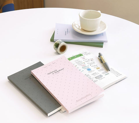 Sequence to Sequence Time Weekly Planner (6months) [5types]