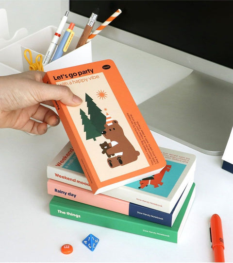 Slow Handy Line Notebook [6types]