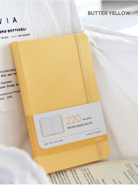 PRISM 220 Grid Band Notebook A5 [6colors]