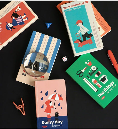 Slow Handy Line Notebook [6types]