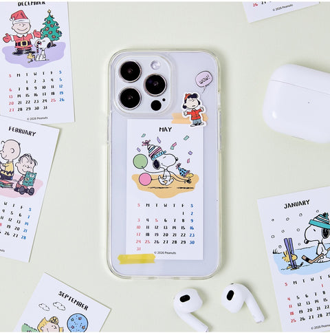 2026 Peanuts Snoopy Sticker Calendar
