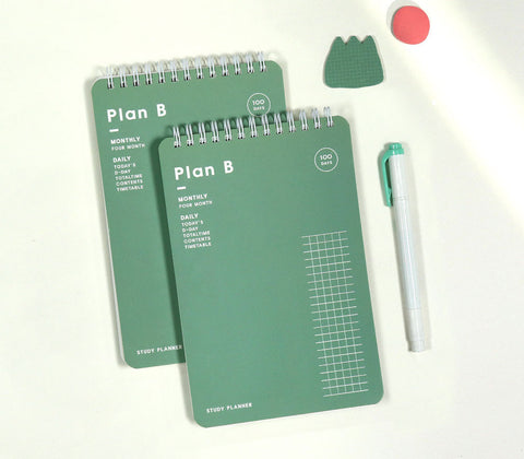 Plan B Study Planner 100 Days ver.2 [6colors]