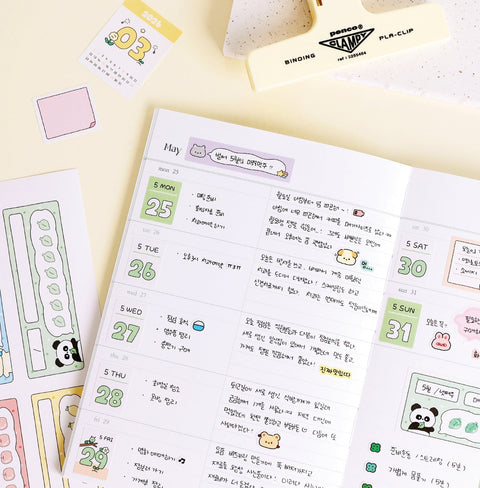 365 Days Calendar Sticker Pack | 18sheets