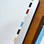 Inner Index Tab Sticker_Silver [8colors] | Leather Texture